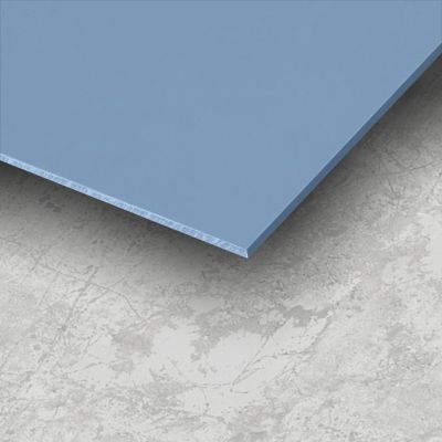 2.5mm Thick Ocean Blue Gloss Coloured Hygienic Wall Cladding Sheets
